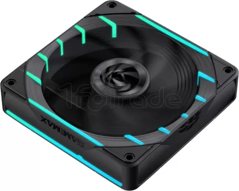 Photo de Ventilateur de boitier Gamemax Tornado T12 RGB - 12cm (Noir)