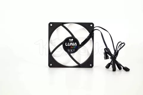 Photo de Ventilateur de boitier InWin Luna AL RGB - 12cm (Noir)