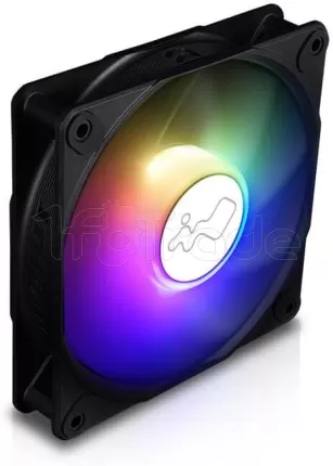 Photo de Ventilateur de boitier InWin Luna AL RGB - 12cm (Noir)