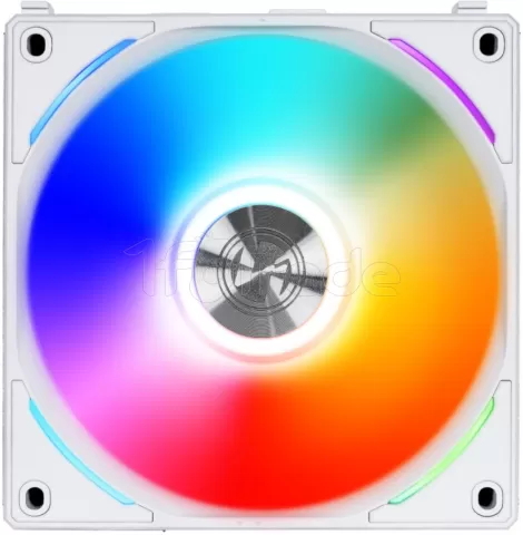 Photo de Ventilateur de boitier Lian Li Uni Fan AL RGB - 12cm (Blanc)