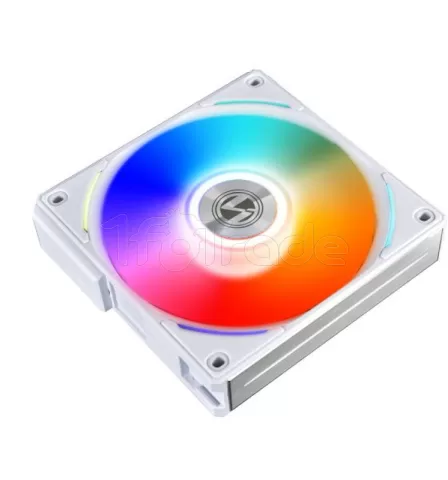 Photo de Ventilateur de boitier Lian Li Uni Fan AL RGB - 12cm (Blanc)