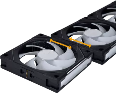 Photo de Ventilateur de boitier Lian Li Uni Fan SL-Infinity RGB - 12cm (Noir)