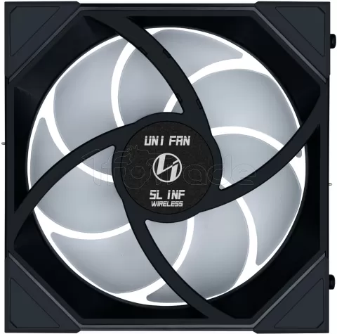 Photo de Ventilateur de boitier Lian Li Uni Fan SL-Infinity Wireless RGB - 14cm (Noir)