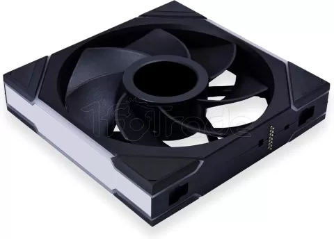 Photo de Ventilateur de boitier Lian Li Uni Fan TL LCD Reverse RGB - 14cm (Noir)