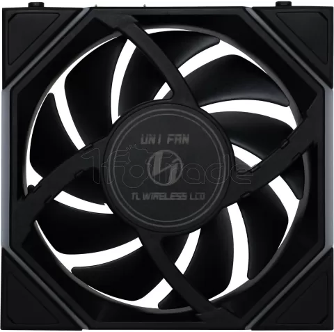 Photo de Ventilateur de boitier Lian Li Uni Fan TL Wireless LCD Reverse RGB - 12cm (Noir)