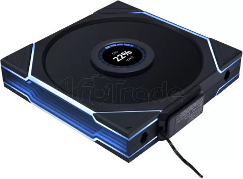 Photo de Ventilateur de boitier Lian Li Uni Fan TL Wireless LCD Reverse RGB - 14cm (Noir)