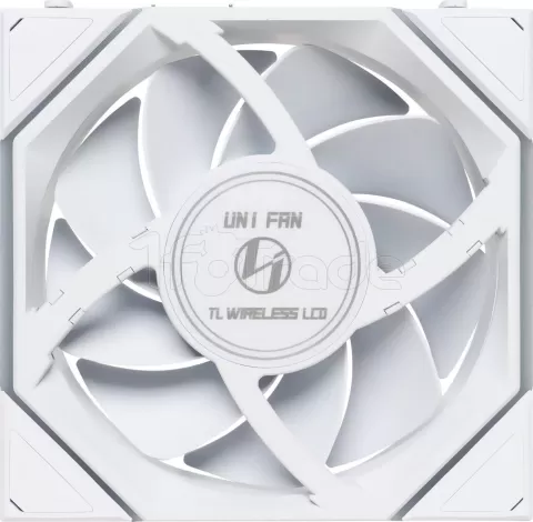 Photo de Ventilateur de boitier Lian Li Uni Fan TL Wireless LCD RGB - 12cm (Blanc)