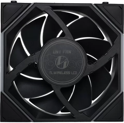 Photo de Ventilateur de boitier Lian Li Uni Fan TL Wireless LCD RGB - 12cm (Noir)