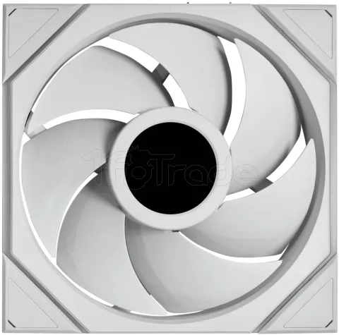 Photo de Ventilateur de boitier Lian Li Uni Fan TL Wireless LCD RGB - 14cm (Blanc)