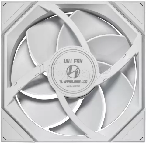 Photo de Ventilateur de boitier Lian Li Uni Fan TL Wireless LCD RGB - 14cm (Blanc)