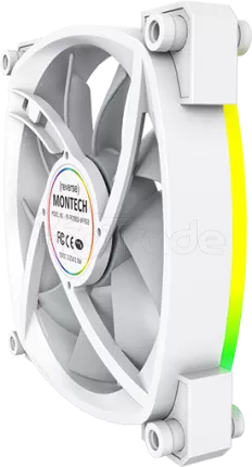 Photo de Ventilateur de boitier Montech RX120 RGB - 12cm (Blanc)