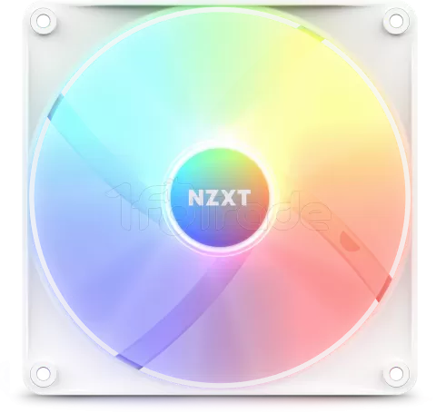 Photo de Ventilateur de boitier NZXT F-Core RGB - 14cm (Blanc)