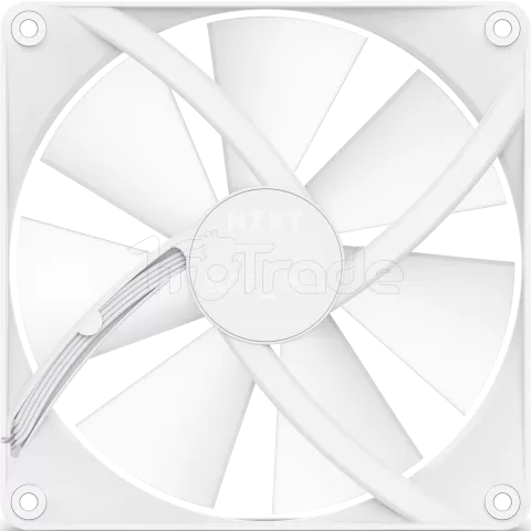 Photo de Ventilateur de boitier NZXT F-Core RGB - 14cm (Blanc)