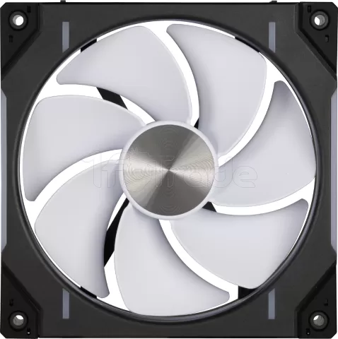 Photo de Ventilateur de boitier Phanteks D30 Reverse Airflow RGB - 14cm (Noir)