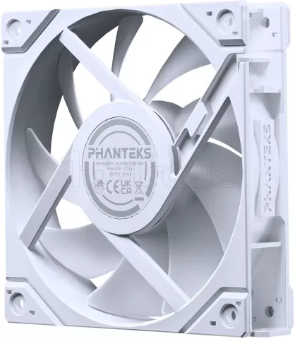 Photo de Ventilateur de boitier Phanteks M25 Gen2 Reverse RGB - 12cm (Blanc)