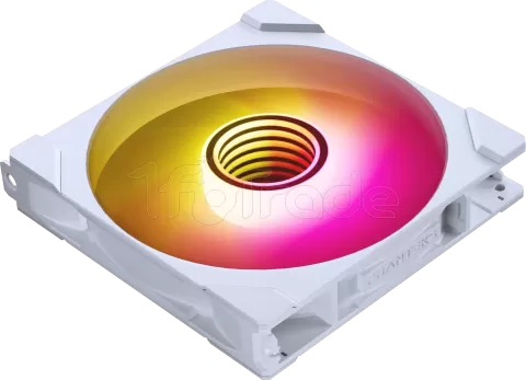 Photo de Ventilateur de boitier Phanteks M25 Gen2 Reverse RGB - 14cm (Blanc)
