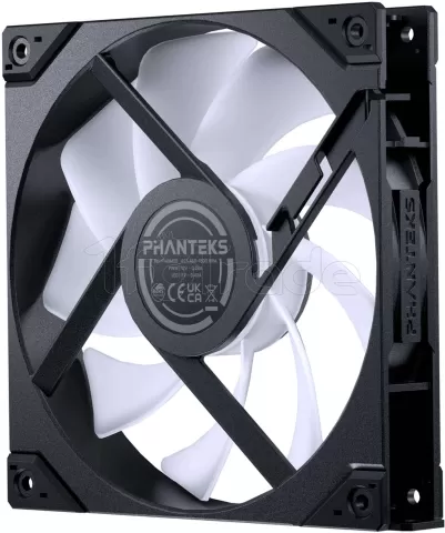Photo de Ventilateur de boitier Phanteks M25 Gen2 RGB - 14cm (Noir)