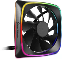 Photo de Ventilateur de boitier Sharkoon RGB Shark Lights RGB - 12cm (Noir)