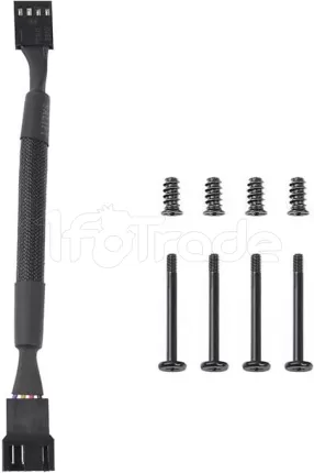 Photo de Ventilateur de boitier Thermaltake ToughFan Pro - 12cm (Noir)