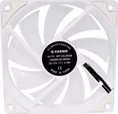 Photo de Ventilateur  de boitier Xilence Performance A+ XPF120 ARGB PWM 12cm (Blanc)