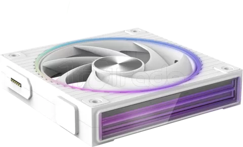 Photo de Ventilateur de boitier Zalman ZM-DF120 aRGB - 12cm (Blanc)