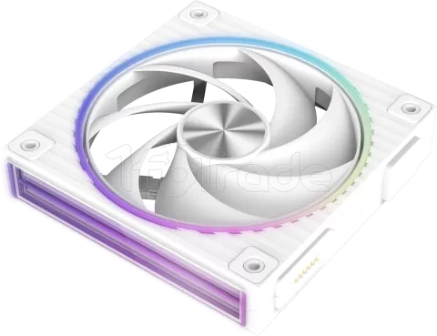 Photo de Ventilateur de boitier Zalman ZM-DF120 RGB - 12cm (Blanc)