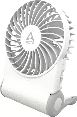 Photo de Ventilateur de bureau sur batterie Arctic Summair 2Go - Ø10cm (Blanc)