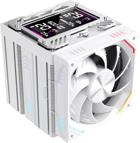 Photo de Ventilateur pour processeur 1stPlayer Frosty RGB (Blanc)