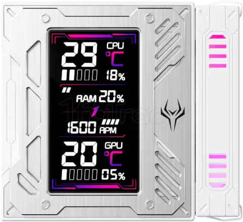 Photo de Ventilateur pour processeur 1stPlayer Frosty RGB (Blanc)