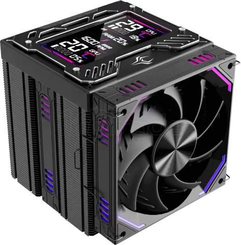 Photo de Ventilateur pour processeur 1stPlayer Frosty RGB (Noir)