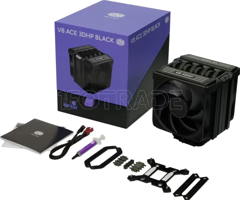 Photo de Ventilateur pour processeur Cooler Master V8 Ace 3DHP pour AMD (Noir)