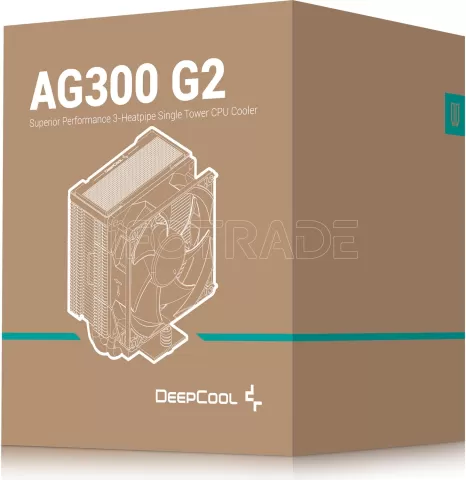 Photo de Ventilateur pour processeur DeepCool AG300 G2 (Noir)