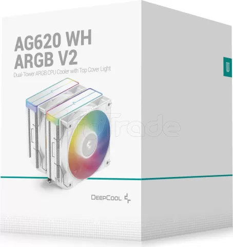 Photo de Ventilateur pour processeur DeepCool AG620 V2 RGB (Blanc)