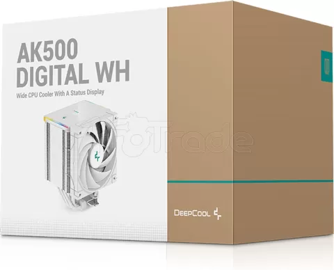 Photo de Ventilateur pour processeur DeepCool AK500 Digital RGB (Blanc)
