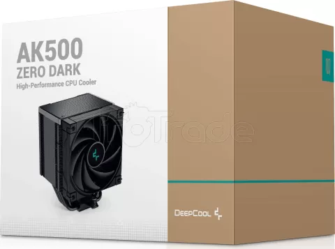 Photo de Ventilateur pour processeur DeepCool AK500 Zero Dark (Noir)