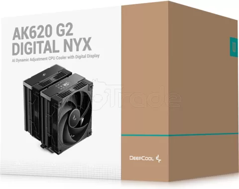 Photo de Ventilateur pour processeur DeepCool AK620 Digital Nyx (Noir)