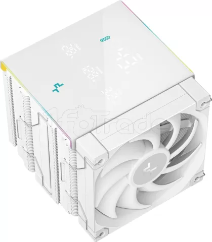 Photo de Ventilateur pour processeur DeepCool AK620 Digital Pro RGB (Blanc)