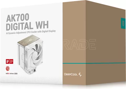 Photo de Ventilateur pour processeur DeepCool AK700 Digital (Blanc)
