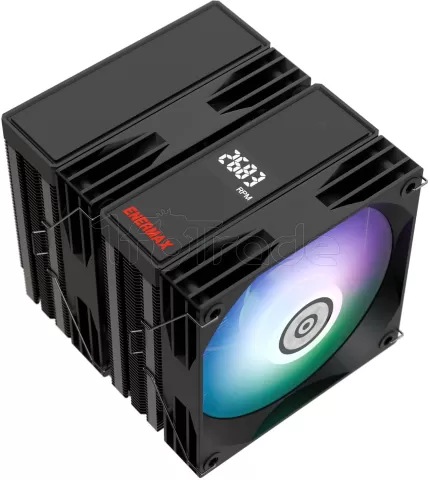 Photo de Ventilateur pour processeur Enermax ETS-T60D Digital RGB (Noir)