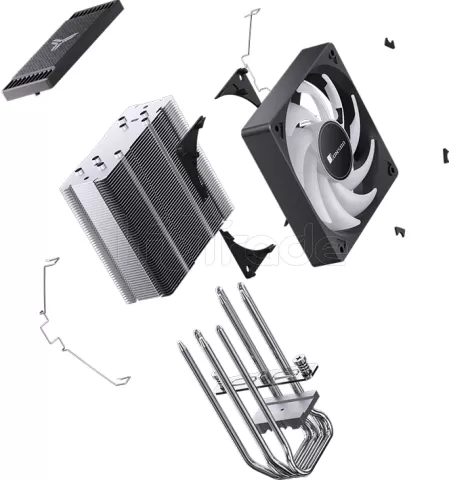 Photo de Ventilateur pour processeur Jonsbo CR-1000 Evo Color RGB (Noir)