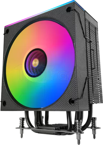 Photo de Ventilateur pour processeur Mars Gaming MCPU-LCD RGB (Noir)