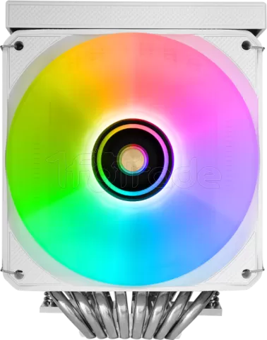 Photo de Ventilateur pour processeur Mars Gaming MCPU-LCDPro RGB (Blanc)