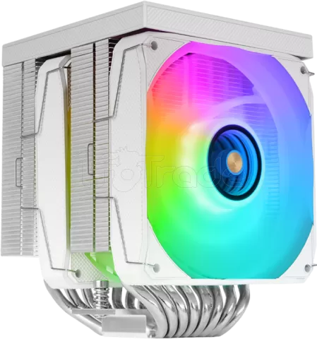 Photo de Ventilateur pour processeur Mars Gaming MCPU-LCDPro RGB (Blanc)