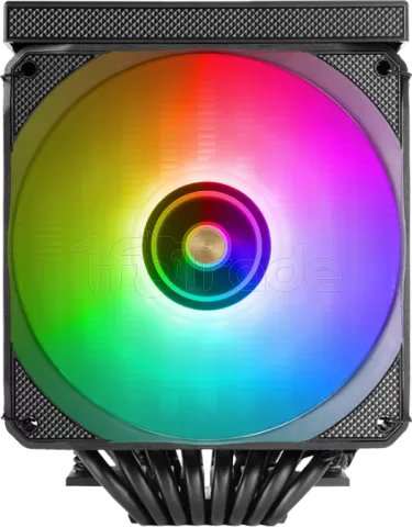 Photo de Ventilateur pour processeur Mars Gaming MCPU-LCDPro RGB (Noir)