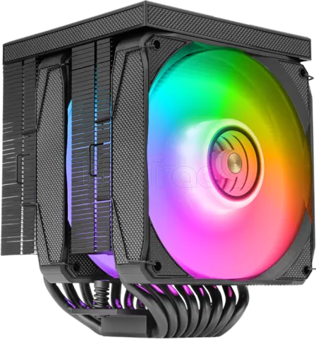 Photo de Ventilateur pour processeur Mars Gaming MCPU-LCDPro RGB (Noir)