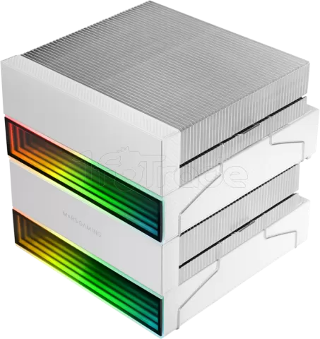 Photo de Ventilateur pour processeur Mars Gaming MCPU-X26 RGB (Blanc)
