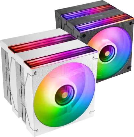 Photo de Ventilateur pour processeur Mars Gaming MCPU-X26 RGB (Blanc)