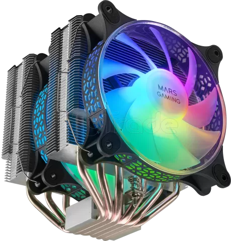 Photo de Ventilateur pour processeur Mars Gaming MCPU-XT RGB (Noir)