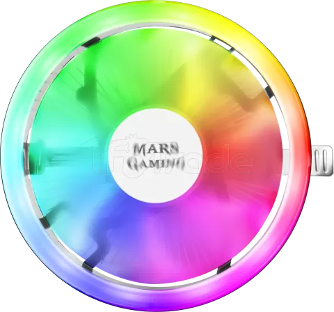 Photo de Ventilateur pour processeur Mars Gaming MCPU120 RGB (Noir)