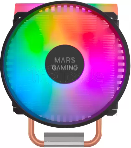 Photo de Ventilateur pour processeur Mars Gaming MCPU44 RGB (Noir)